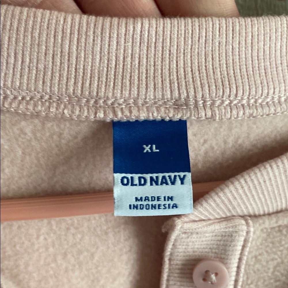 Old Navy Pink Sweatshirt - Picture 3 of 5